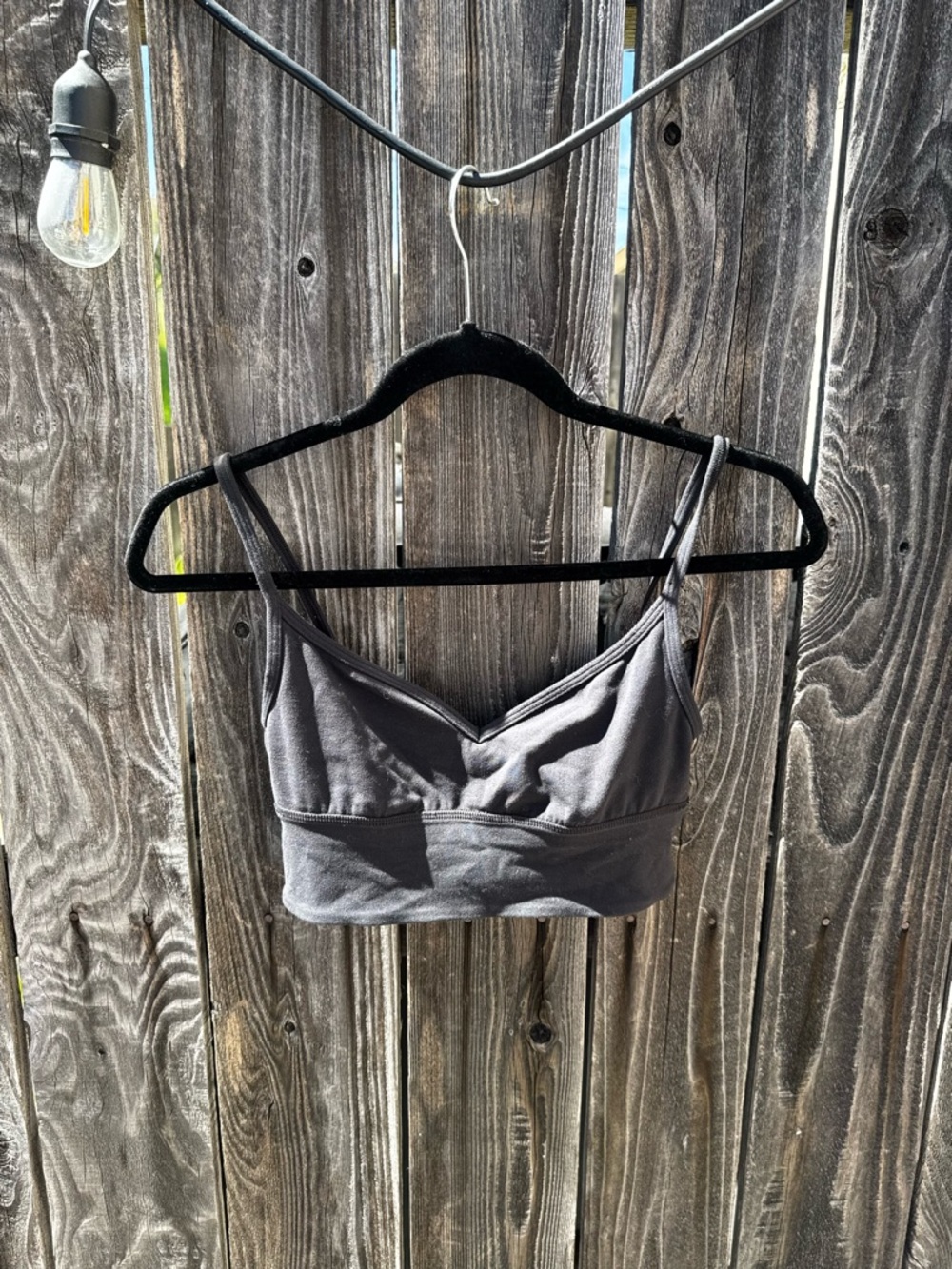 Lululemon Align Sweetheart Sports Bra Size 4 Black Nulu